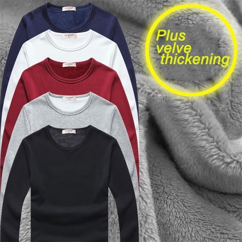 Men's Thermal Underwear Winter Tops Men Thermal Underwear Men thermo Underwear Warm Long Johns Winter Cloth Men's Pullover Shirt Tops Plus V