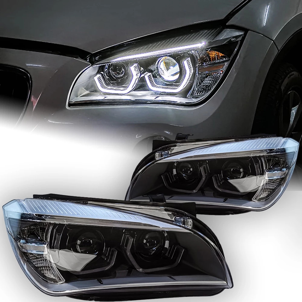 Car Styling Head Lamp for BMW X1 E84 LED Headlight Projector Lens 20 11-20 15 AngelEye DRL Hid Bi Xenon Automotive Accessories