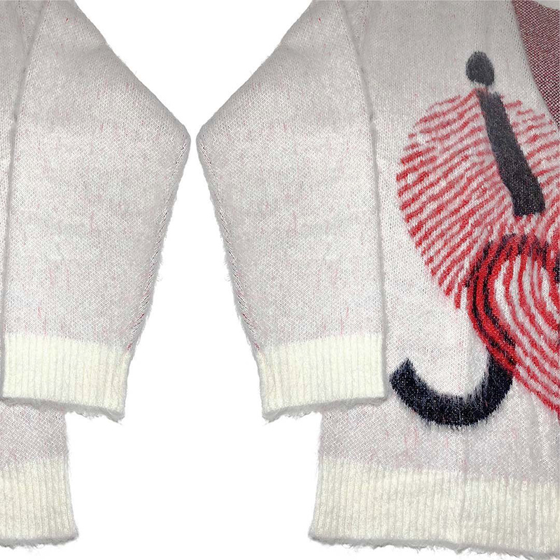 Men's Sweaters Harajuku V Neck Knitwear Men Clothing Men's Pullovers Sweaters Creative Stripes Women's Knitted Streetwear Maiden Oversi