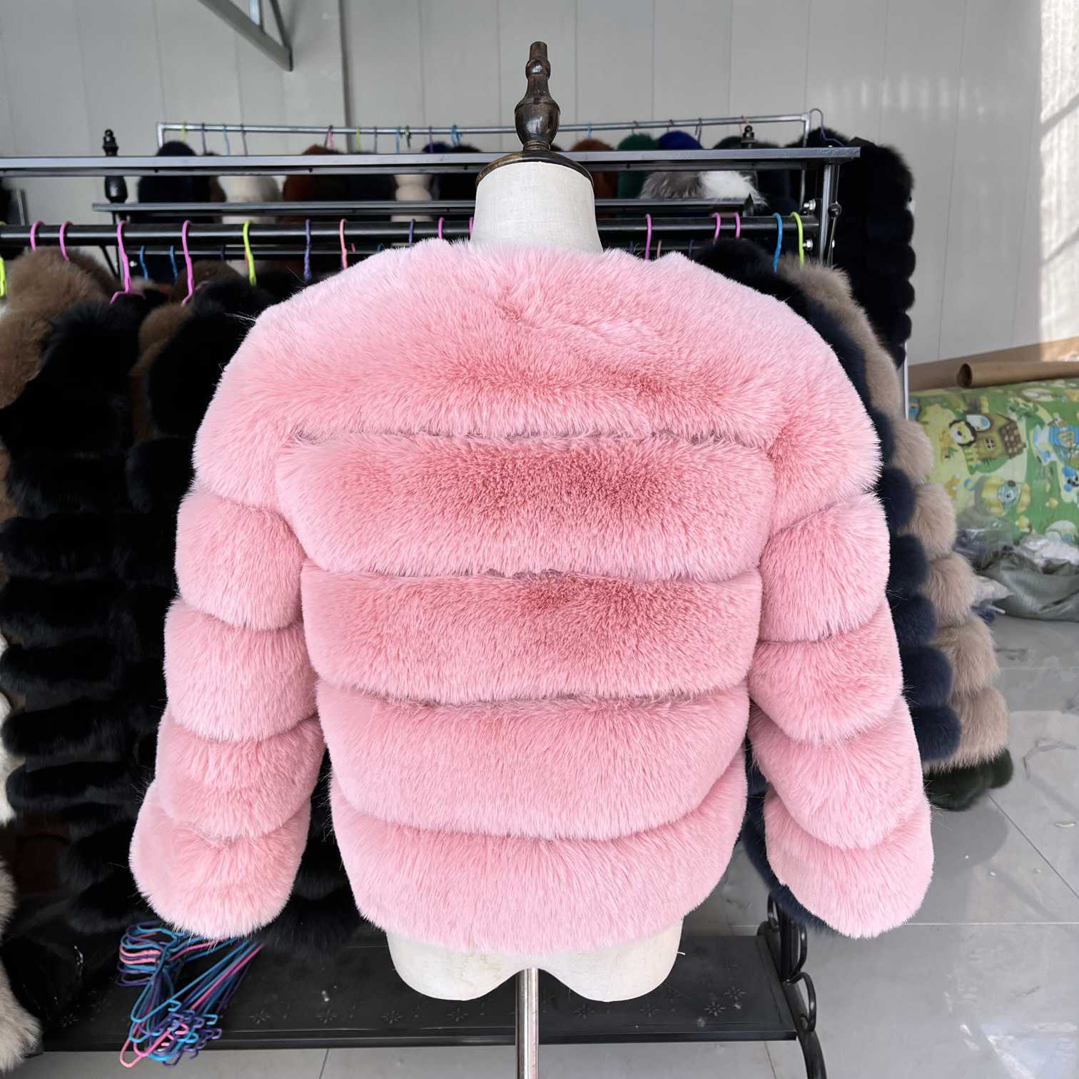 Women's Fur Faux Fluffy Coat Women Winter Jacket Fashion Thick Warm Overcoat Coats Female Casual Party Over 220928