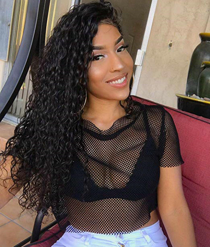 Water wave braided wigs human hair lacef ront hd 360 lace frontal wigs curly full natural curl for black women