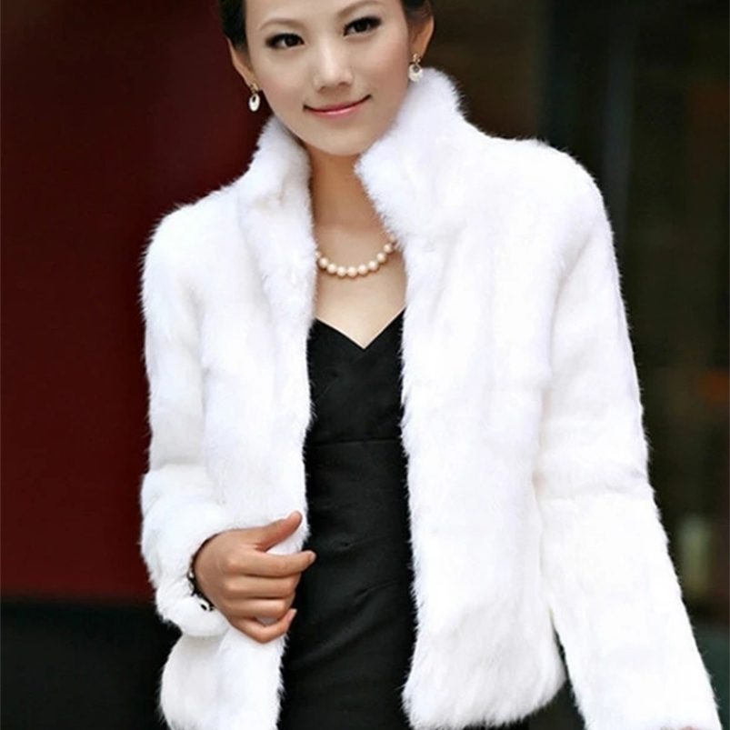 Women's Fur Faux Coat Fluffy Plush Coats Autumn And Winter Ladies Long Sleeve Special Woman Clothing Overcoat Female 220927