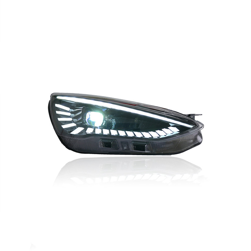 Head Lamp For Car 20 19 Ford new Focus 5 Headlights Fog Light Daytime Running Lights DRL H7 LED Bi Xenon Bulb Car Accessories