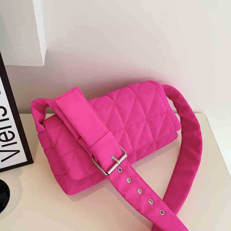 HBP Evening Bags Autumn Cotton cossbody bags Fashion Women's Shoulder Clothing Bag Simple Handbag Plaid Women 220826