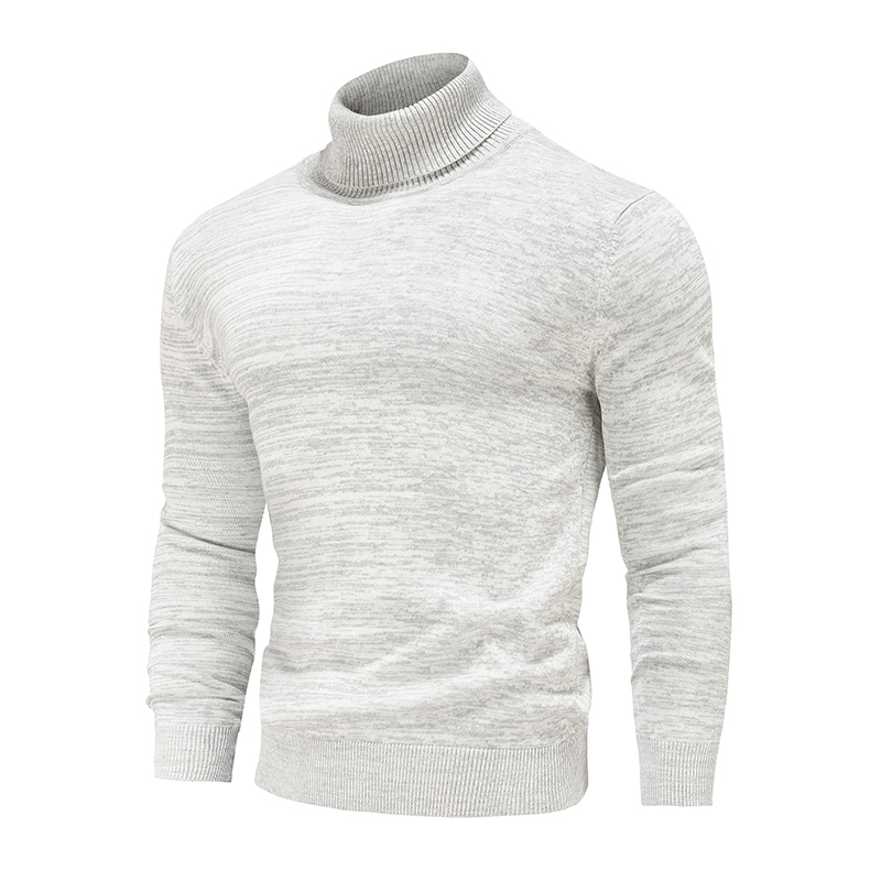 Men's Sweaters Winter Men's Turtleneck Sweaters Cotton Slim Knitted Pullovers Men Solid Color Casual Sweaters Male Autumn Knitwear 220928