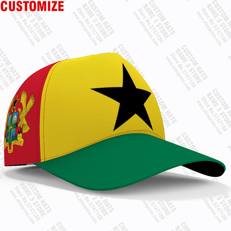 Ball Caps Ghana Baseball Cap Free Custom Made Name Team Game Gh Peaked Hats Gha Country Travel Republic Nation Flag Ghanaian Headgear 220928