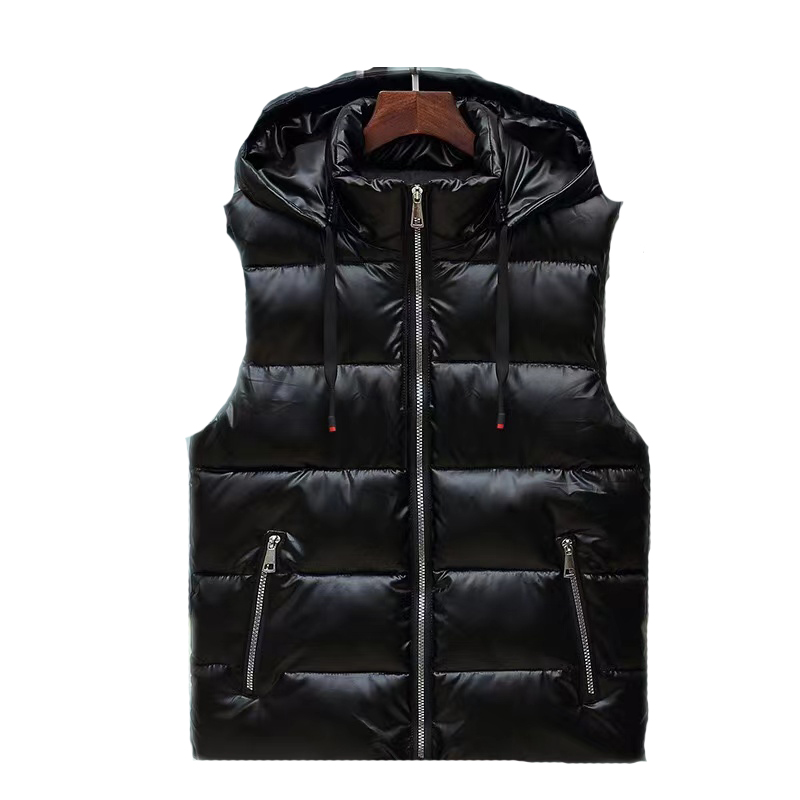 

Winter men and women vest mens down vest puffer vests sleeveless jackets Couples Keep warm gilet Geometric Pattern gilets size -5xl 7 colour Hooded Thick downs, Red