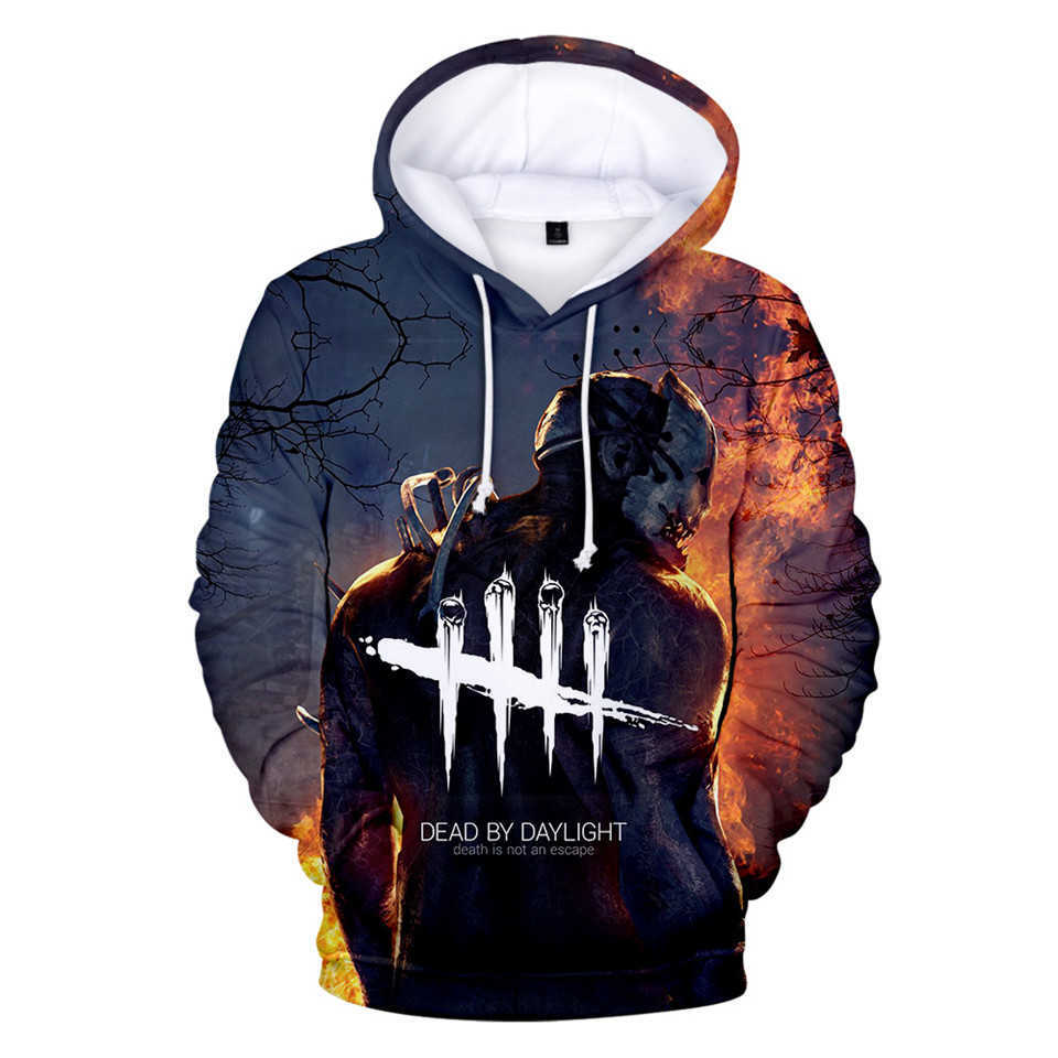 Dead By Daylight Hoodie Sweatshirt Harajuku Streetwear Fashion 3D Hoodies Men Women Autumn Oversized Hoodies Boy Girl Pullovers
