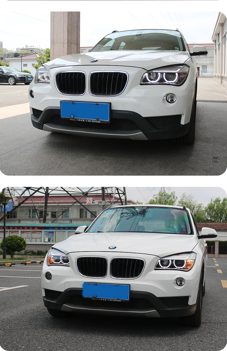 Car Accessory for BMW X1 E84 20 12-20 15 LED Head Lights Fog Lights Day Running Light Highlight Turn Signal Headlights