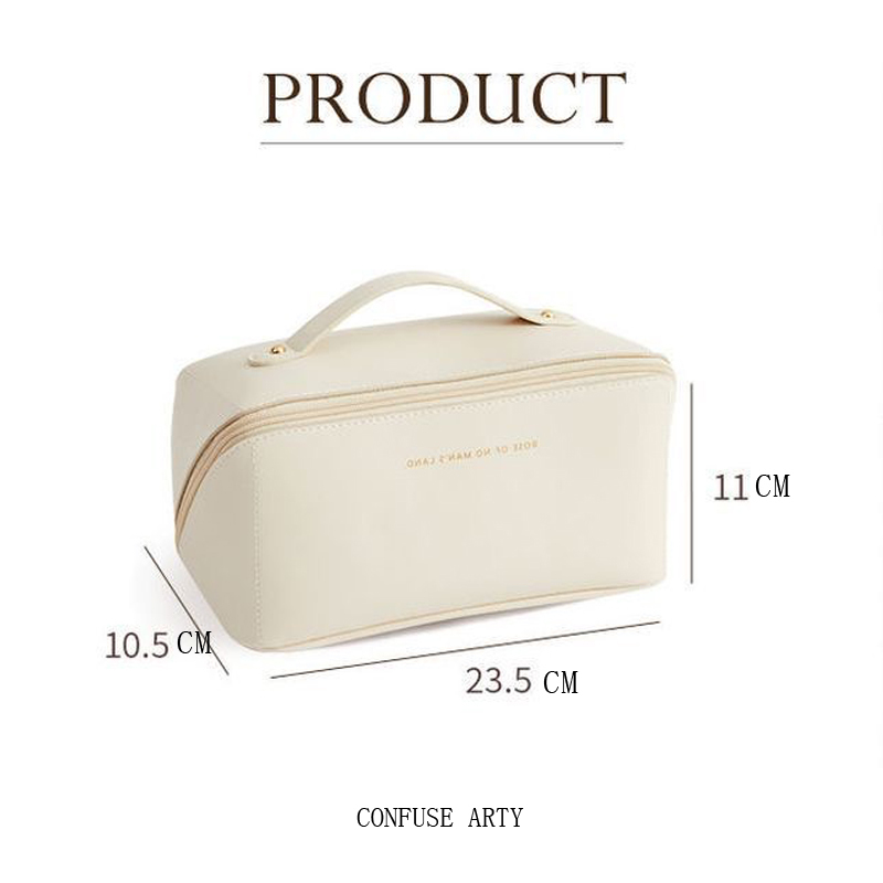 Cosmetic Bags Cases Fashion Women Bag PU Leather Waterproof Travel Storage Makeup Pouch 220927
