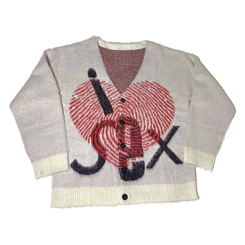 Men's Sweaters Harajuku V Neck Knitwear Men Clothing Men's Pullovers Sweaters Creative Stripes Women's Knitted Streetwear Maiden Oversi
