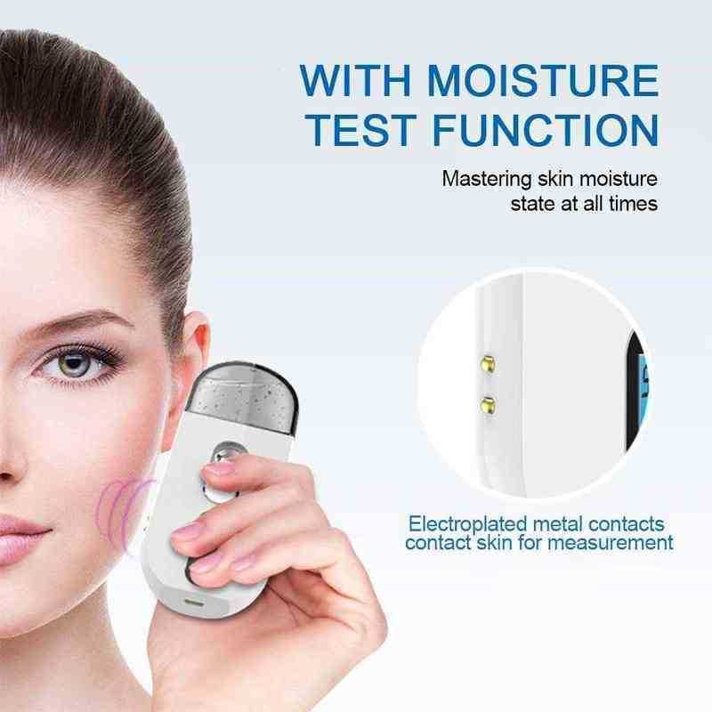 Portable Nano Ionic Facial Steamer Face Sprayer Machine Beauty Steaming Device Skin Testing and Hydrating Instrument 220516