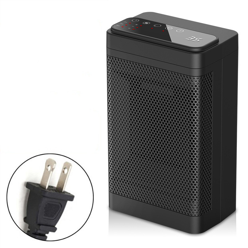 Adjustable Portable Space Heaters 1500W PTC Ceramic Electric Heater with Digital Thermostat Quiet Small Heater Fast Safety Heating for Office Home Ind