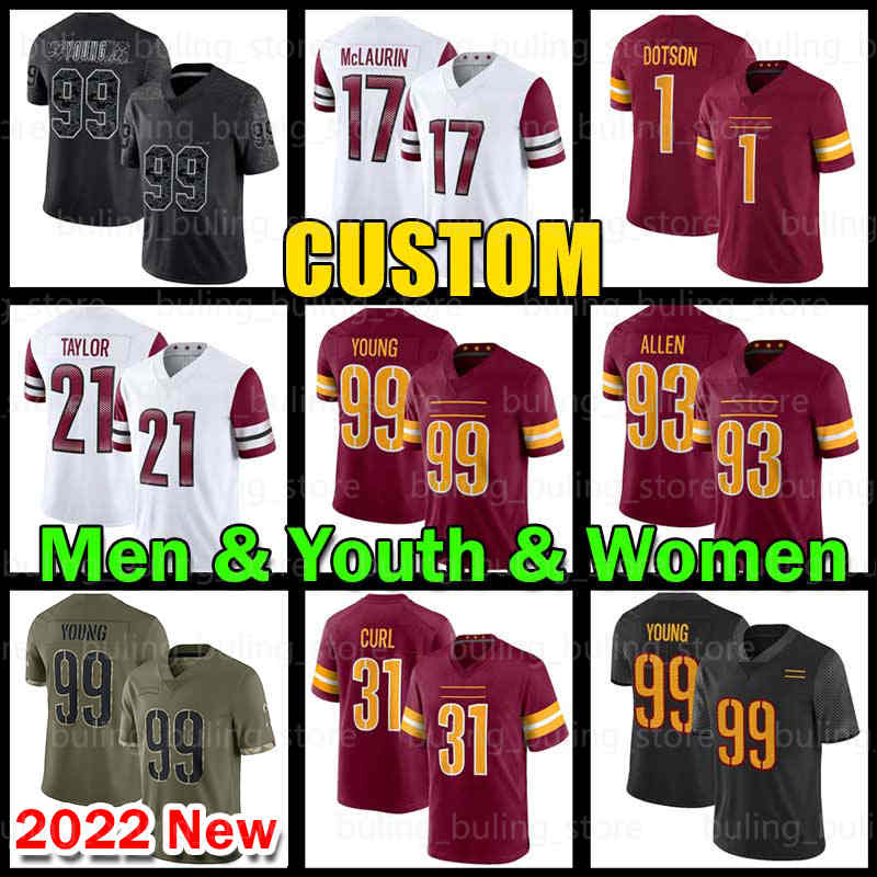 99 Chase Young Jersey Carson Wentz Football Sean Taylor Washingtons Jahan Dotson Terry McLaurin Commanders Antonio Gibson Curtis Samuel Jonathan Allen Kamren Curl, Women jersey(h p)
99 Chase Young Jersey Carson Wentz Football Sean Taylor Washingtons Jahan Dotson Terry McLaurin Commanders Antonio Gibson Curtis Samuel Jonathan Allen Kamren Curl, Women jersey(h p)