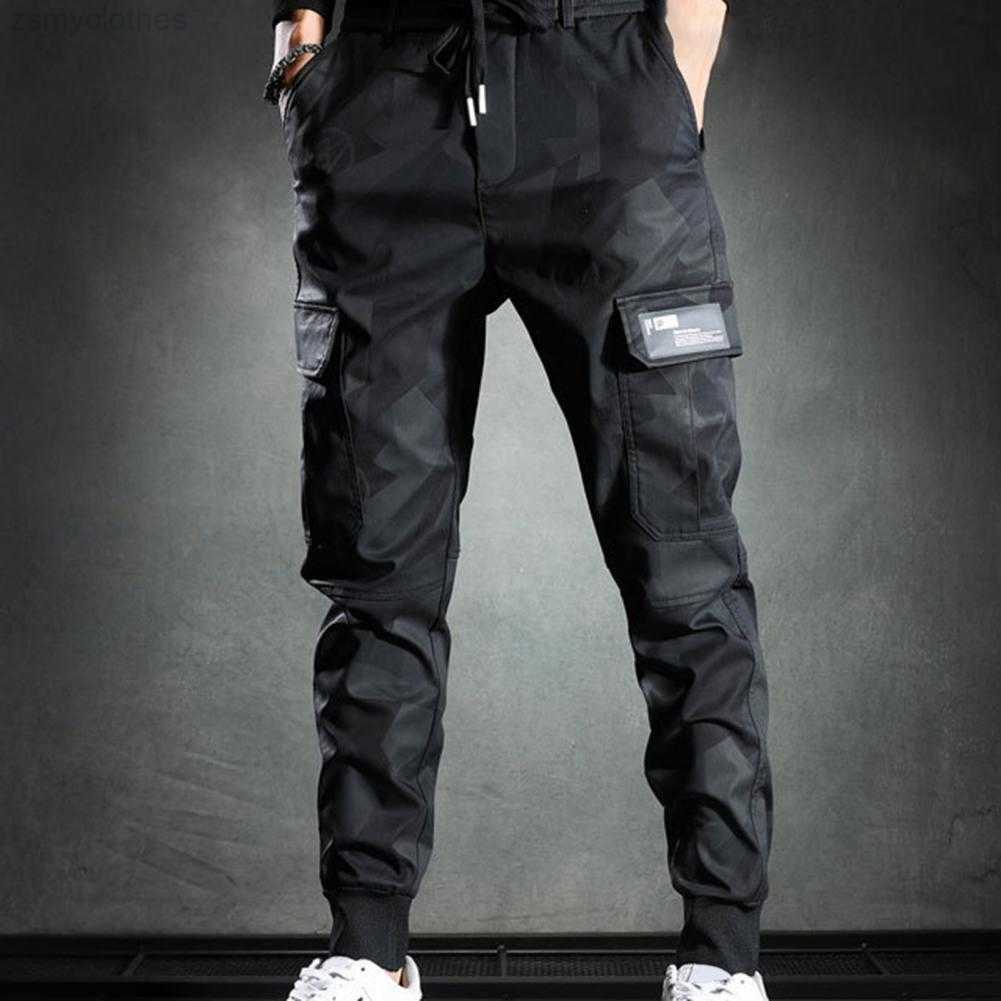 Popular Autumn Cargo Pants Casual Camouflage Jogger Pants Drawstring Multi Pockets Bottoms Ankle Tied Trousers for Daily Wear, Black
Popular Autumn Cargo Pants Casual Camouflage Jogger Pants Drawstring Multi Pockets Bottoms Ankle Tied Trousers for Daily Wear, Black