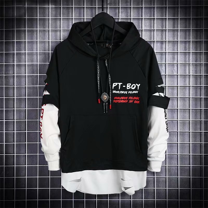 Men's Hoodies Sweatshirts Men Autumn Emo Gothic Alt Black Japanese Streetwear Hoodie Sweatshirt Techwear Hip Hop Harajuku Goth Tops 220929