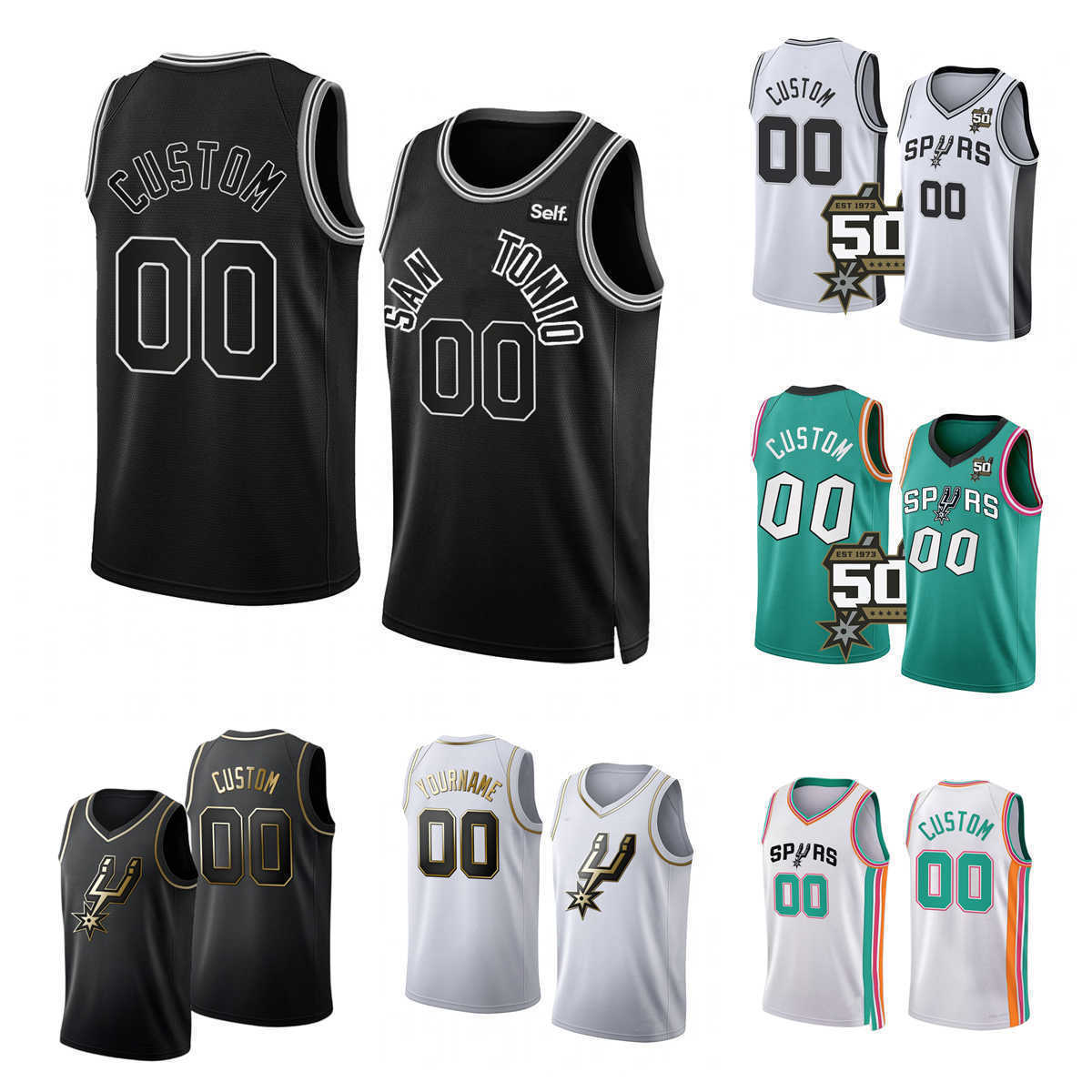 Custom Printed 2023 San Antonio''Spurs''New Basketball Jerseys McDermott Richardson Poeltl Collins Vassell Primo Langford Johnson Jones Bates-Diop Wesley
Custom Printed 2023 San Antonio''Spurs''New Basketball Jerseys McDermott Richardson Poeltl Collins Vassell Primo Langford Johnson Jones Bates-Diop Wesley