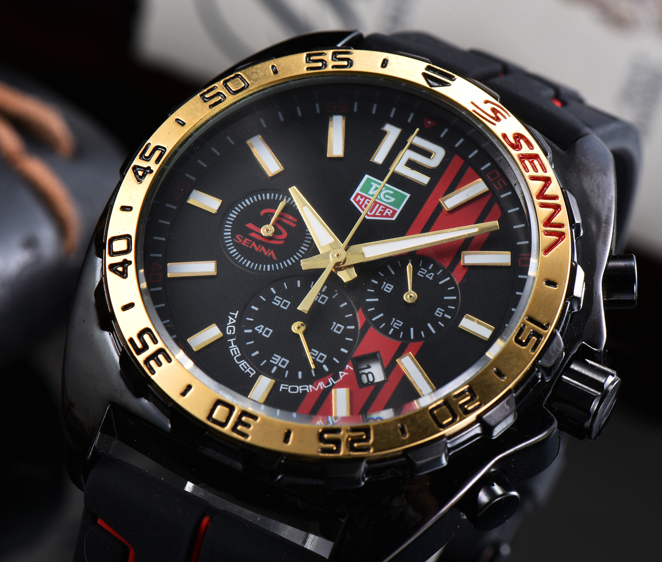 fashion Highend men's watch carrera Quartz watch style waterproof boutique steel tag watchband men wristwatches Gifts Black rubber strap, 02
fashion Highend men's watch carrera Quartz watch style waterproof boutique steel tag watchband men wristwatches Gifts Black rubber strap, 02