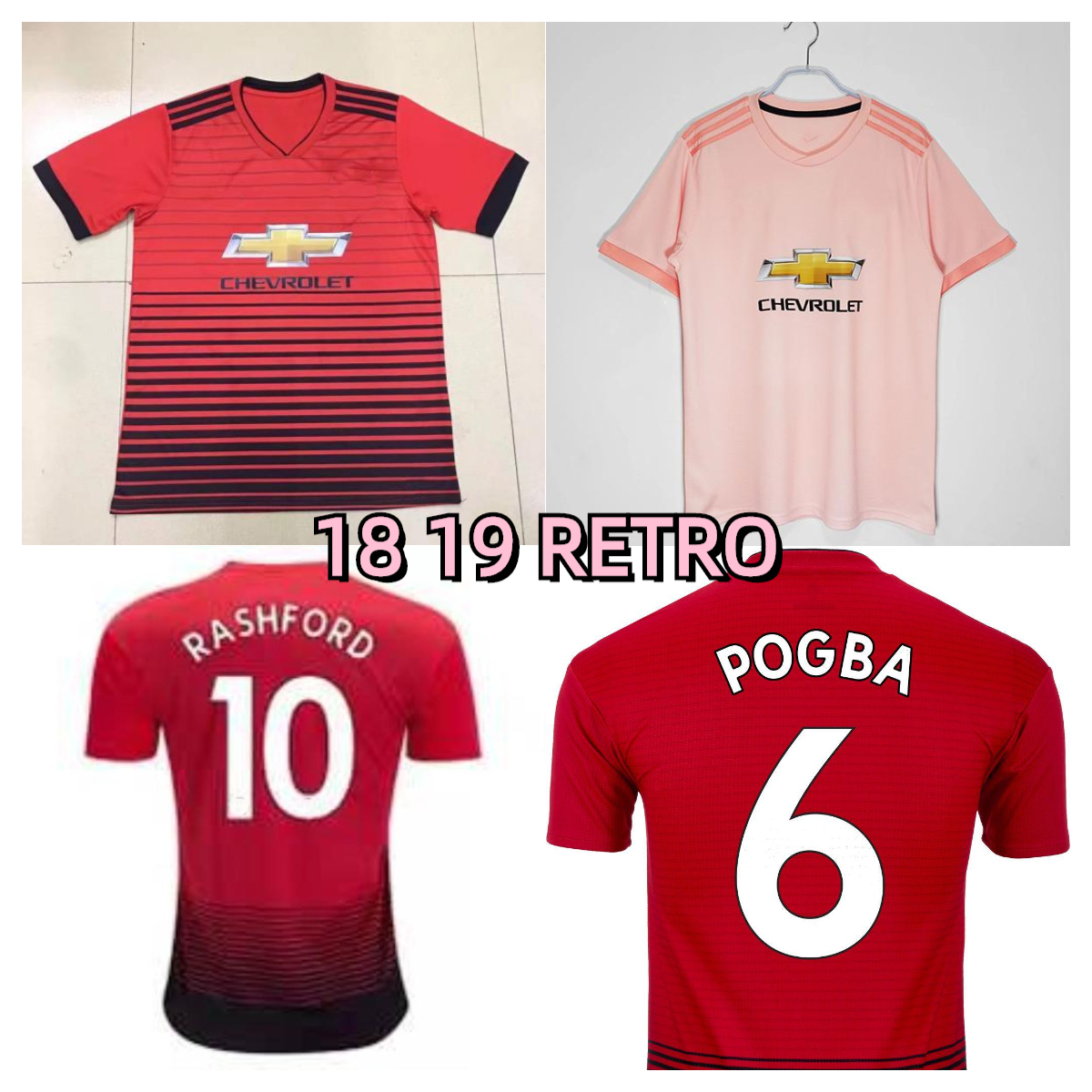 Retro 18 19 Vintage Soccer Jerseys MAN Maillot Foot Shirt POGBA RASHFORD LUKAKU MARTIAL ALEXIS SHAW LINGARD Jersey For Men MATA VALENCIA Marcos ROJO, Ayay
Retro 18 19 Vintage Soccer Jerseys MAN Maillot Foot Shirt POGBA RASHFORD LUKAKU MARTIAL ALEXIS SHAW LINGARD Jersey For Men MATA VALENCIA Marcos ROJO, Ayay