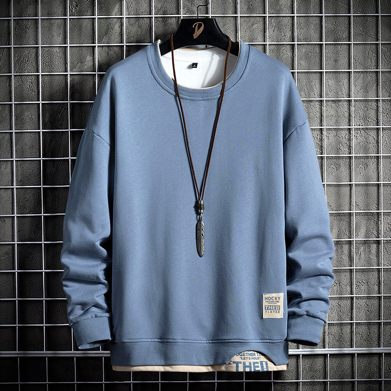 Men's Hoodies Sweatshirts Hip Hop Harajuku Hoodie Fashion Streetwear Mens Crew Neck Long Sleeve Casual Clothing Pullover 220929