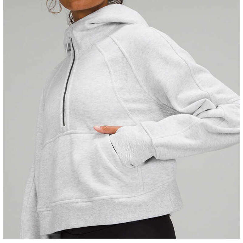 LU-08 Scuba Hoodies Women's Sports Half Zip Jacket Brushed Outdoor Running Gym Coat Sweatshirts, Black
LU-08 Scuba Hoodies Women's Sports Half Zip Jacket Brushed Outdoor Running Gym Coat Sweatshirts, Black