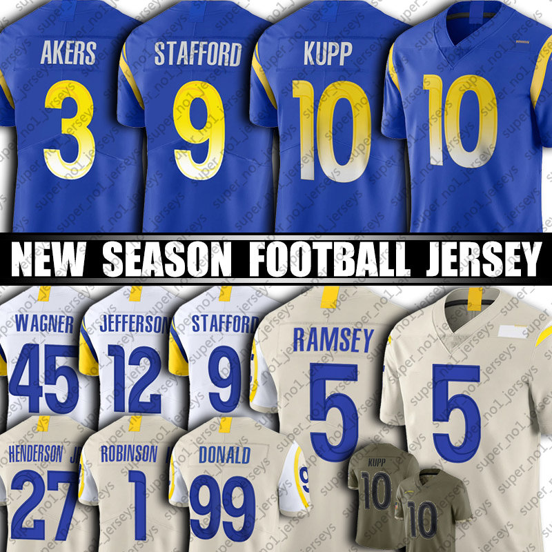 10 Cooper Kupp Jersey Football Rams Los Baker Mayfield Matthew Stafford Jalen Ramsey Aaron Donald Jerseys Bobby Wagner Higbee Matt Gay Cam Akers Darrell Henderson, Man custom jersey (gy)
10 Cooper Kupp Jersey Football Rams Los Baker Mayfield Matthew Stafford Jalen Ramsey Aaron Donald Jerseys Bobby Wagner Higbee Matt Gay Cam Akers Darrell Henderson, Man custom jersey (gy)