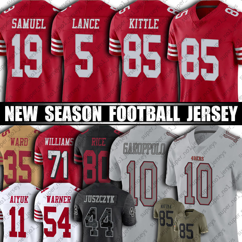 23 Christian McCaffrey Football Jersey 13 Brock Purdy Brandon Aiyuk George Kittle Talanoa Hufanga Jerseys San Francisco 49ers Deebo Samuel Kyle Juszczyk Nick Bosa, Man custom jersey (49)
23 Christian McCaffrey Football Jersey 13 Brock Purdy Brandon Aiyuk George Kittle Talanoa Hufanga Jerseys San Francisco 49ers Deebo Samuel Kyle Juszczyk Nick Bosa, Man custom jersey (49)