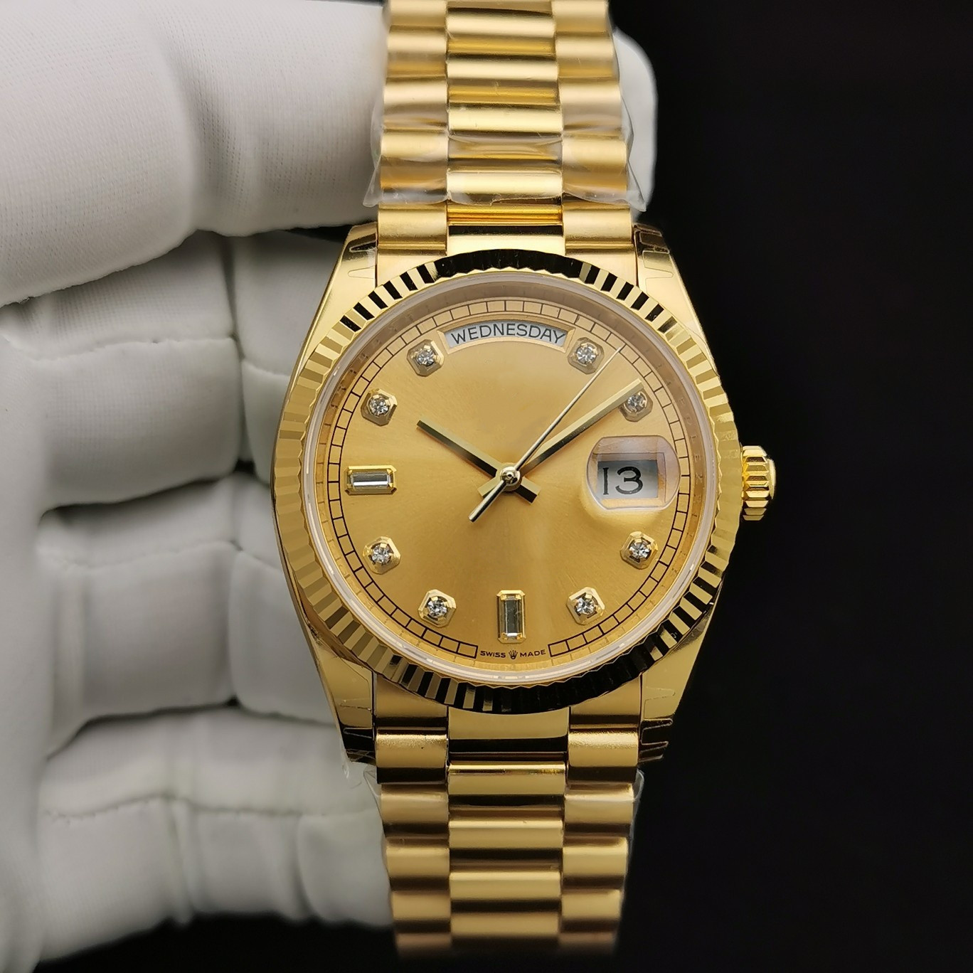Designer Watch 128238 36mm Day-date Automatic Mechanical Watches Gold 316L Stainless Steel Bracelet Men's Wristwatch, Tool
Designer Watch 128238 36mm Day-date Automatic Mechanical Watches Gold 316L Stainless Steel Bracelet Men's Wristwatch, Tool