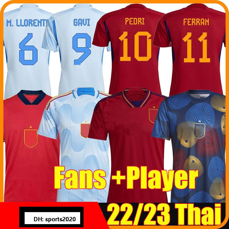 PEDRI 2022 Espana soccer jerseys MORATA Cup GAVI FERRAN KOKE SARABIA Spain 22 23 FANS Player version ADAMA RAMOS THIAGO Gaya football shirt camisetas de futbol World, Kids 2022 away
PEDRI 2022 Espana soccer jerseys MORATA Cup GAVI FERRAN KOKE SARABIA Spain 22 23 FANS Player version ADAMA RAMOS THIAGO Gaya football shirt camisetas de futbol World, Kids 2022 away