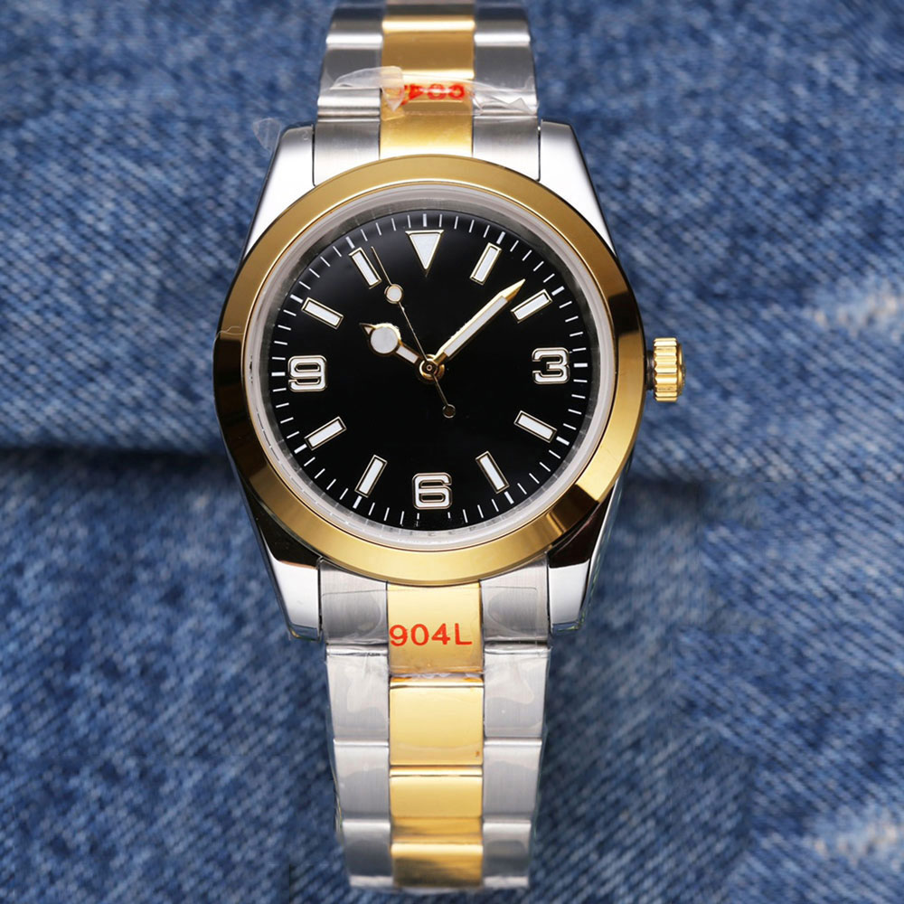 Mens Watch Automatic Mechanical Watches Business Wristwatches Waterproof Luminous 36mm and 41mm 904L Stainless Steel Montre de Luxe, Colour 3
Mens Watch Automatic Mechanical Watches Business Wristwatches Waterproof Luminous 36mm and 41mm 904L Stainless Steel Montre de Luxe, Colour 3