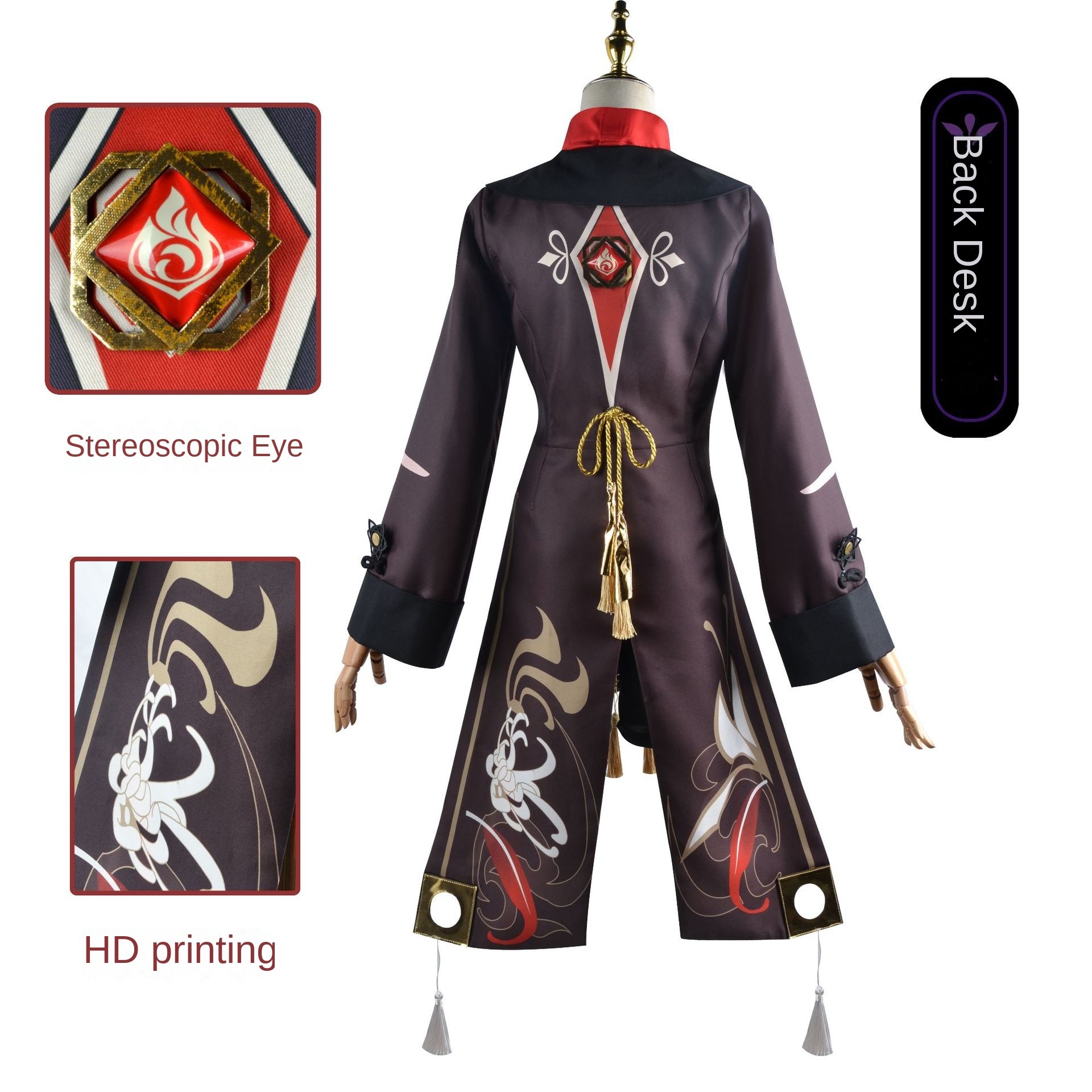 Original god costume walnut animation game Hu Tang main walnut cosplay full set of Halloween costumes, The picture color
Original god costume walnut animation game Hu Tang main walnut cosplay full set of Halloween costumes, The picture color