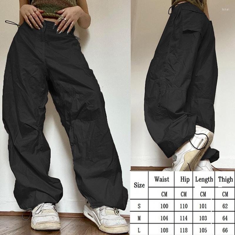 Women' Pants Y2K Clothing Oversized Drawstring Low Waist Parachute Loose Fit Sweatpants Trousers Women Jogger Cargo Streetwear Outfits, Black-z
Women' Pants Y2K Clothing Oversized Drawstring Low Waist Parachute Loose Fit Sweatpants Trousers Women Jogger Cargo Streetwear Outfits, Black-z