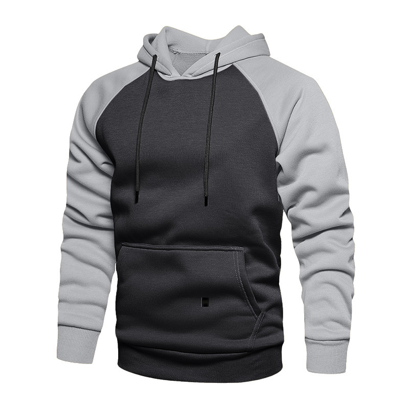 Men's Hoodies Sweatshirts Armygreen Patchwork Men Fashion Hooded Male Winter Spring Streetwear Casual Pullover Coats 220929