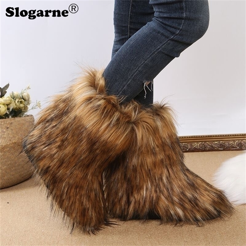 Boots Womens Winter Snow Outdoor Luxury Furry Faux Fur Woman Plush Warm Platform Shoes Fashion Bottes Big Size 44 220928, Red
Boots Womens Winter Snow Outdoor Luxury Furry Faux Fur Woman Plush Warm Platform Shoes Fashion Bottes Big Size 44 220928, Red