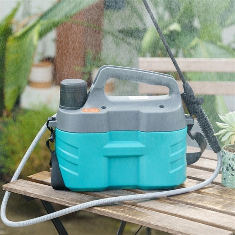 Watering Equipments 5L Electric Water Sprayer Practical Flow Adjustable Flower Sprinkler Rechargeable Plant Garden Supplies for Yard 220929, White 
Watering Equipments 5L Electric Water Sprayer Practical Flow Adjustable Flower Sprinkler Rechargeable Plant Garden Supplies for Yard 220929, White
