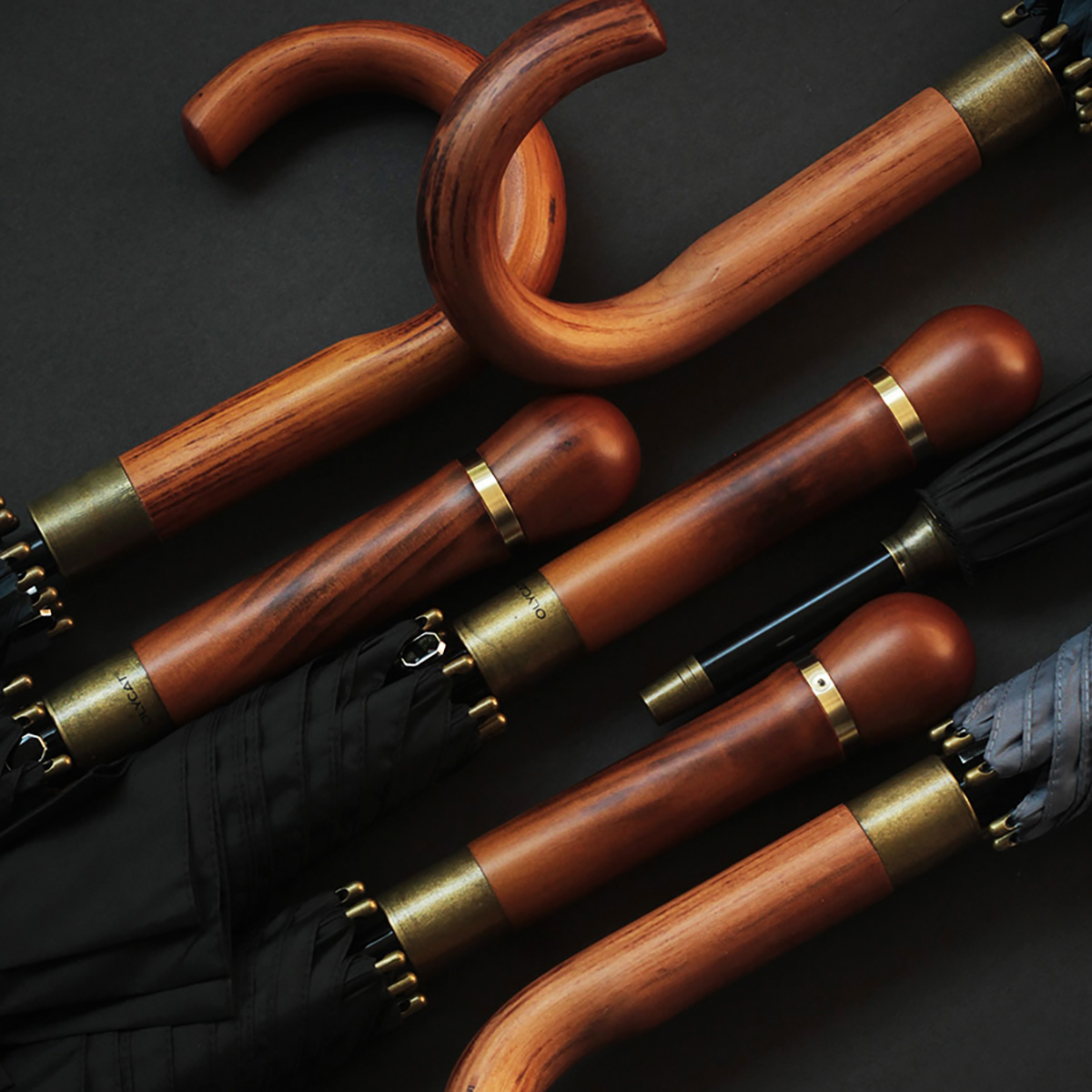 Umbrellas OLYCAT Wooden Long Men Business Vintage Big Golf Wind Resistant Simple Outdoor Travel Rain Women 220929
