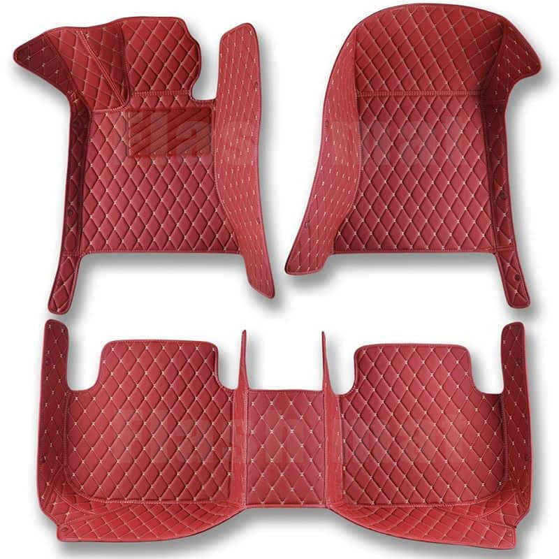 Custom Leather Car Floor Mats For Subaru WRX Impreza Ascent Outback Forester BRZ Legacy Crosstrek Auto Carpets Cover 0929