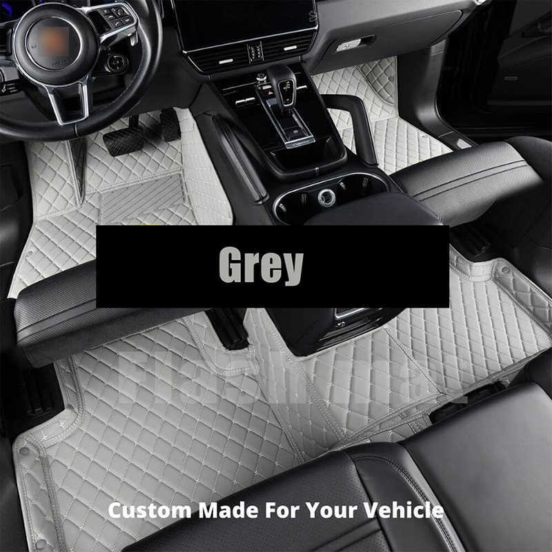 Custom Leather Car Floor Mats For Subaru WRX Impreza Ascent Outback Forester BRZ Legacy Crosstrek Auto Carpets Cover 0929