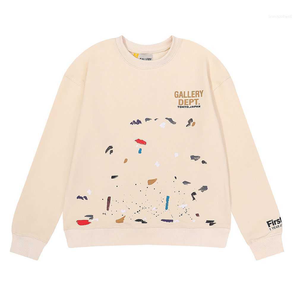 Galleries Dept Designer t Shirt Pullover Fashion Splashing Hand-painted Printing High Gram Pure Cotton Terry Round Neck Sweater for Men 875B, Black 6317
Galleries Dept Designer t Shirt Pullover Fashion Splashing Hand-painted Printing High Gram Pure Cotton Terry Round Neck Sweater for Men 875B, Black 6317