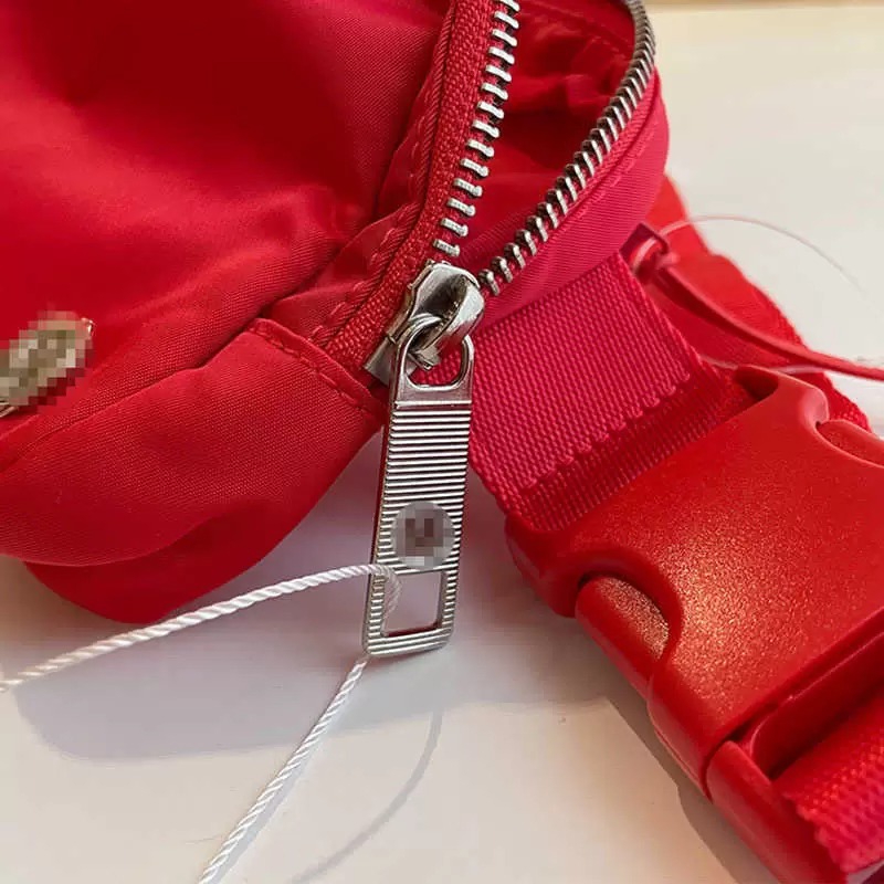 1L Capacity Sports Waist Bags Easy Access Belt Outdoor Crossbody Bag Elastic Adjustable Strap Zipper Fanny Pack Classic Bum Chest 0213
