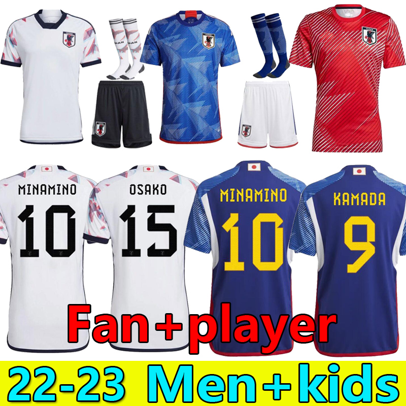 Japan 22 23 Soccer Jersey home blue Cartoon Captain TSUBASA 2022 2023 World Cup ATOM Japanese Football Shirt HONDA KAGAWA OKAZAKI men set 47VT, Player away
Japan 22 23 Soccer Jersey home blue Cartoon Captain TSUBASA 2022 2023 World Cup ATOM Japanese Football Shirt HONDA KAGAWA OKAZAKI men set 47VT, Player away