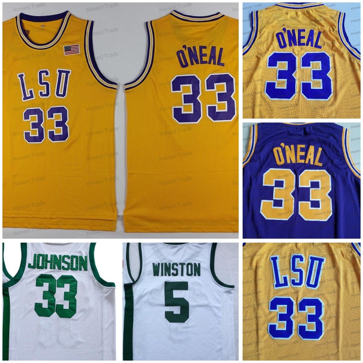NCAA College Basketball Jersey Johnson 33 Winston 5 Michigan LSU Tigers State 33 Shaq Shaquille Neal White Purple Stitched Basketball Mens Jerseys, Men jersey
NCAA College Basketball Jersey Johnson 33 Winston 5 Michigan LSU Tigers State 33 Shaq Shaquille Neal White Purple Stitched Basketball Mens Jerseys, Men jersey