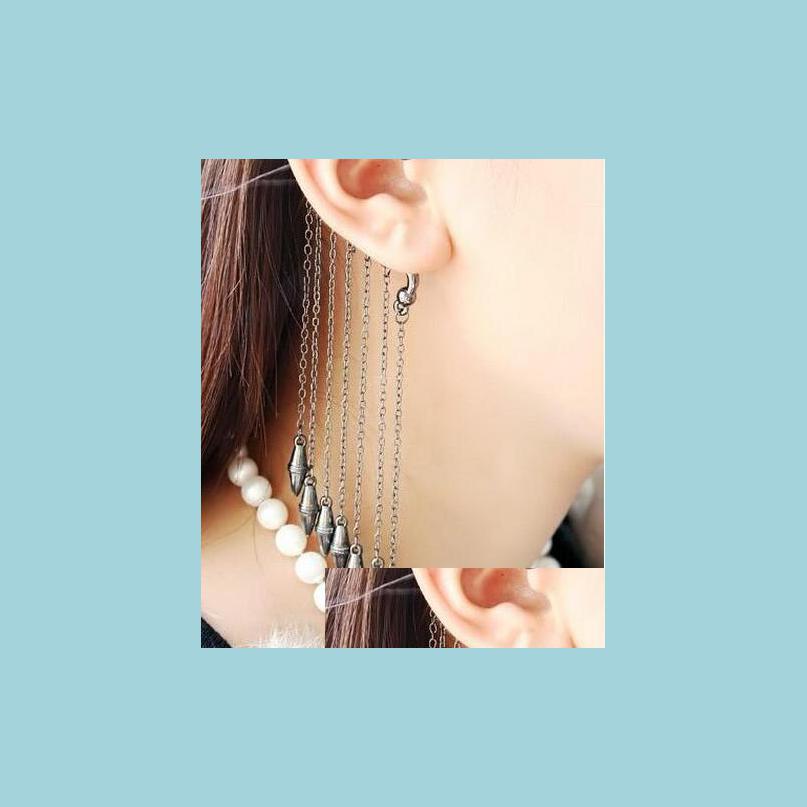 Ear Cuff European And American Punk Designer Earless Lug With Fashional Orignal Long Tassels Ear Cuff Gd
Ear Cuff European And American Punk Designer Earless Lug With Fashional Orignal Long Tassels Ear Cuff Gd