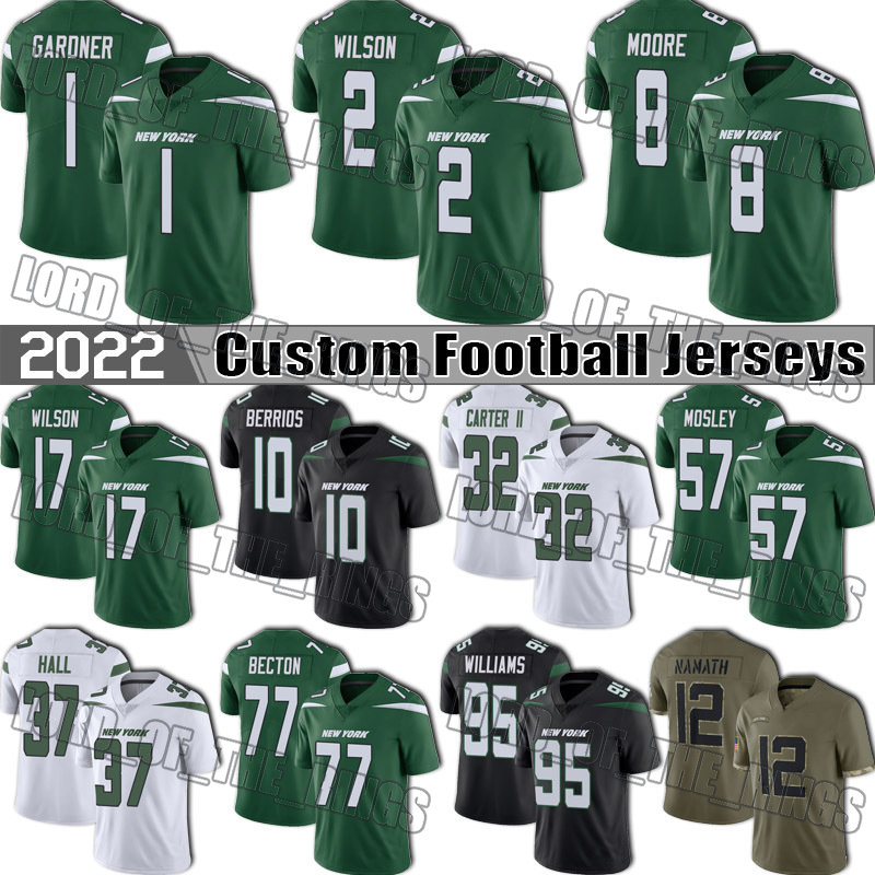 2 Zach Garrett Wilson Football Jerseys Ahmad Gardner Elijah Moore Braxton Berrios Jersey New York Jets 12 Joe Namath Michael Carter Carl Lawson Williams CJ Mosley, Man custom jersey (pqj)
2 Zach Garrett Wilson Football Jerseys Ahmad Gardner Elijah Moore Braxton Berrios Jersey New York Jets 12 Joe Namath Michael Carter Carl Lawson Williams CJ Mosley, Man custom jersey (pqj)
