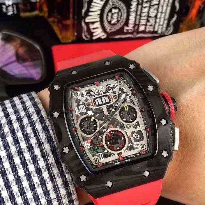 New Chronograph mechanical wrist watches rm11-03 luxurious for millies menchanical designer Black Carbon Fiber Technology Swiss Movement Designer High-quality 2p, (upgraded) carbon fiber - black belt
New Chronograph mechanical wrist watches rm11-03 luxurious for millies menchanical designer Black Carbon Fiber Technology Swiss Movement Designer High-quality 2p, (upgraded) carbon fiber - black belt