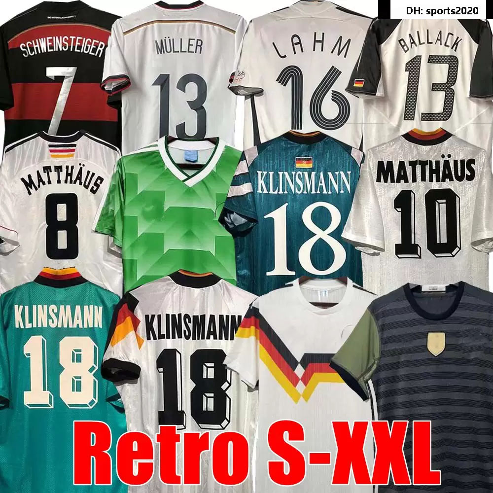 World cup 1990 1998 1988 1996 GermanyS Retro Littbarski BALLACK Soccer Jersey KLINSMANN 2016 2006 2014 shirt KALKBRENNER 1996 2004 Matthaus Hassler Bierhoff KLOSE, 1998 away
World cup 1990 1998 1988 1996 GermanyS Retro Littbarski BALLACK Soccer Jersey KLINSMANN 2016 2006 2014 shirt KALKBRENNER 1996 2004 Matthaus Hassler Bierhoff KLOSE, 1998 away