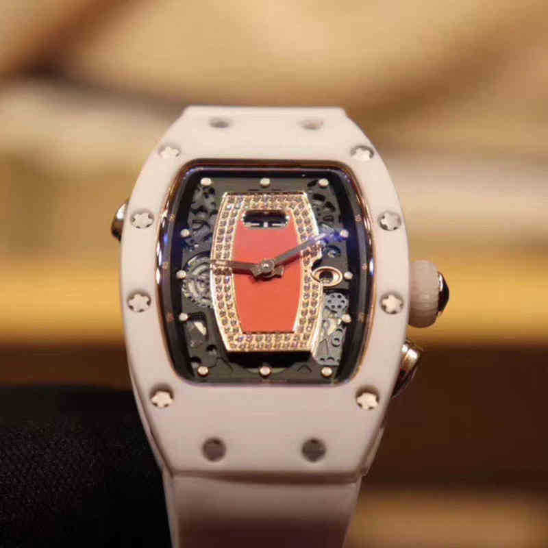 Luxury Mens Mechanical Watch Richa Milles Business Leisure Rm037 Fully Automatic Ceramic Case Tape Womens Trend Swiss Movement Wristwatches 4KAS, Khaki
Luxury Mens Mechanical Watch Richa Milles Business Leisure Rm037 Fully Automatic Ceramic Case Tape Womens Trend Swiss Movement Wristwatches 4KAS, Khaki
