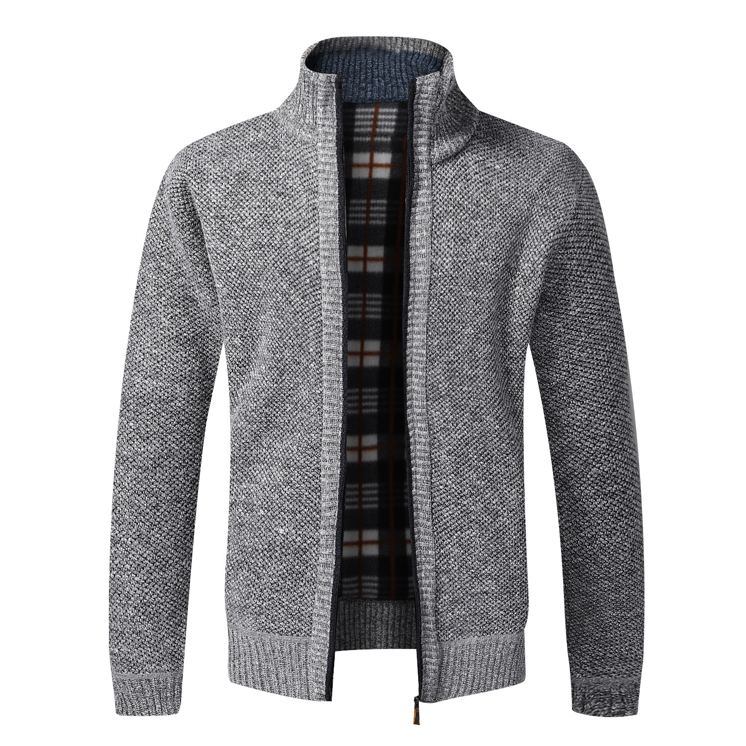 Men's Jackets Top Quality Autumn Winter Slim Fit Stand Collar Zipper Men Solid Cotton Thick Warm Sweater 220928, Coffee
Men's Jackets Top Quality Autumn Winter Slim Fit Stand Collar Zipper Men Solid Cotton Thick Warm Sweater 220928, Coffee