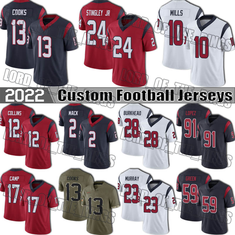 24 Derek Stingley Jr Football Jerseys Davis Mills Brandin Cooks Rex Burkhead Jersey Houston Texans Nico Collins Marlon Mack Jalen Camp Roy Lopez Steven Nelson, Man custom jersey (dzr)
24 Derek Stingley Jr Football Jerseys Davis Mills Brandin Cooks Rex Burkhead Jersey Houston Texans Nico Collins Marlon Mack Jalen Camp Roy Lopez Steven Nelson, Man custom jersey (dzr)