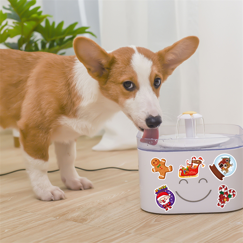 50pcs Happy New Year Merry Christmas Stickers Deer Santa Claus Snowman Children Gift Decal DIY for Skateboard Luggage Suitcase